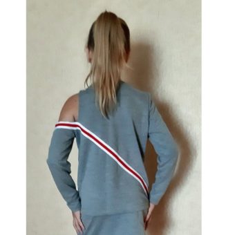 The suit pattern for a girl in sport-elegant style - for download. PDF Sewing Patterns.